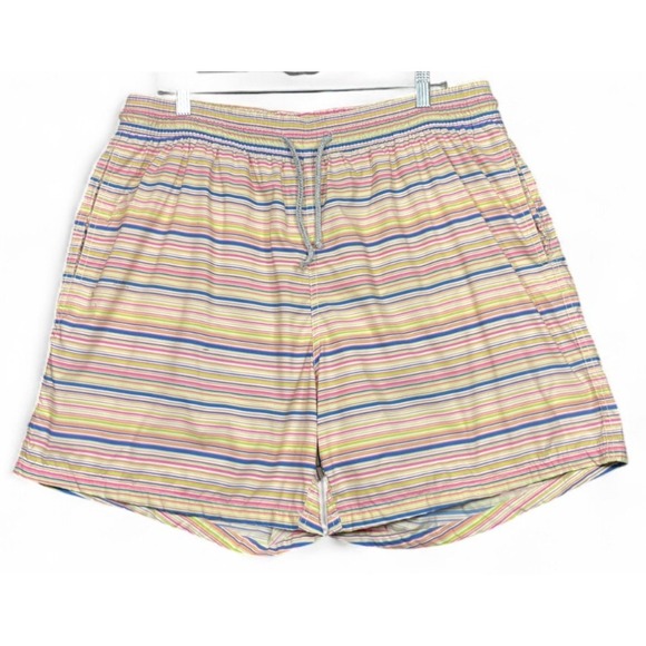 Vilebrequin Other - Vilebrequin Striped Swim Trunks Multicolor Pastel 3XL